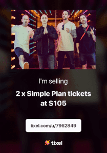 Simple Plan Tickets!