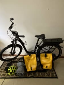 SmartMotion Unisex Mid City Electric Bike and Accessories