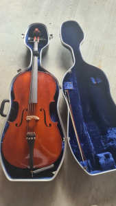 Cello with hard case full size