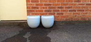 Plant pots - solid and heavy