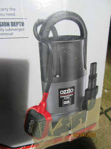 Ozito 350W Dirty Water Submersible Water Pump