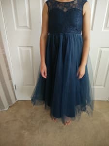Navy Blue Dress - Size 12 to 14 girls