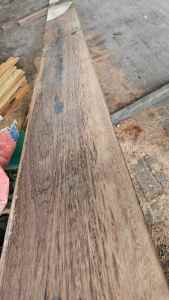 Reclaimed Remilled Ulin/Ironwood Beams, Stair Treads and Battens.