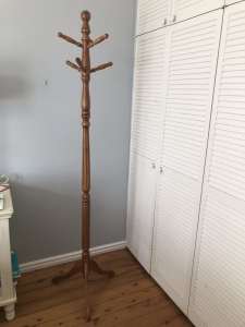 Timber hat stand $40