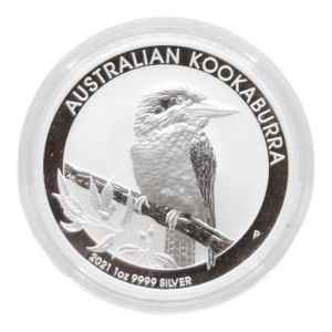 1 Dollar Australia Kookaburra 2021 1Oz 9999 Silver Silver Coin