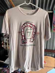 Basquiat Uniqlo medium cream tshirt