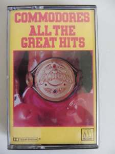 COMMODORES ALL THE GREAT HITS RETRO AUDIO CASSETTE TAPE