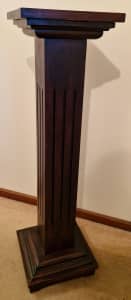 Large Vintage Solid Timber Pedestal