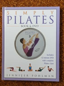 BRAND NEW! Simply Pilates Book & DVD, in RYDE. Large, hardcover book.