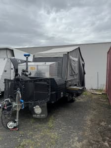 2016 mars extremo rear folding hard floor camping trailer 
