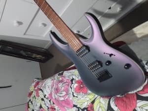 Ibanez RGA42EX-BAM Electric Guitar in Black Aurora Burst Matte

