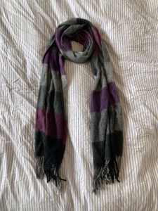Checked scarf $10