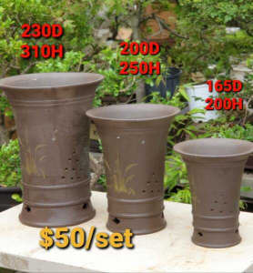 Bonsai Pots, (prices in photos)