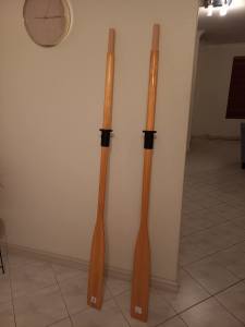 Pair of Viking wooden Oars