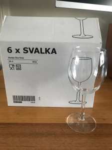 IKEA svalka wine glasses
