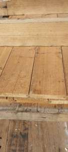 Reclaimed hardwood timber 