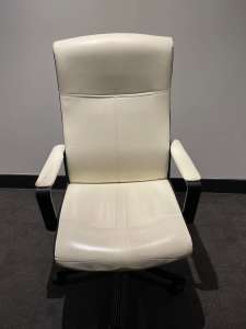 Office Chair Hydraulic height adjuster white MUST SELL BY 16 APRIL