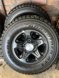 5 x Toyota Landcruiser 79 Series Wheels and Tyres