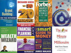 Set of 8 Business & Finance Books, includes Bestsellers & Out of Print