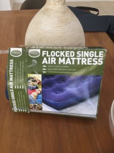 Blow up single mattress