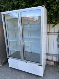Commercial glass door fridge