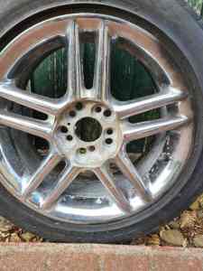 MULTIFIT ALLOYS FIT TOYOTA AND OTHERS NOT SURE,, TYERS 90% 16 inch TYR