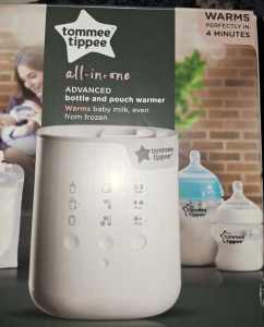 Tommee tippee all on one advanced bottle & pouch warmer 