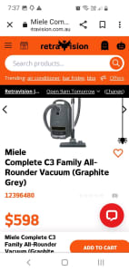 Miele
Complete C3 Family All-Rounder Vacuum (Graphite Grey)

