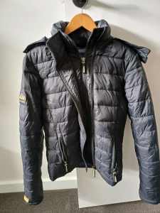Superdry double zip jacket, small
