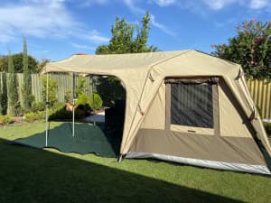 Blackwolf Turbo 240 Canvas Tent with front and side panels