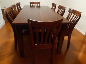 Dining Table & Chairs (Jarrah-Handcrafted in WA)