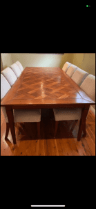 Fanuli Tasmania Solid Oak Dining Table