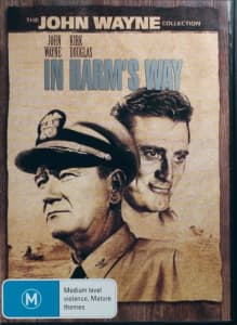 * RRP $30 * 1965 DVD In Harms Way 160min Widescreen B&W Movie Film St Kilda East Glen Eira Area Preview