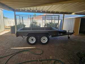 Trailer 8x5 twin axle/ fully caged