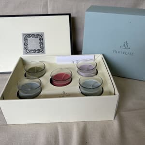 PARTYLITE glassed candle set