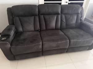 Trinity 3 seater and 2 seater electric Recliner Lounges