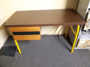 Old University Desk - Steel Frame - Very Solid
