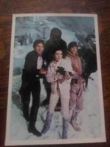 Vintage Star Wars: Empire Strikes Back Topps Giant Photo Card 30 Posed