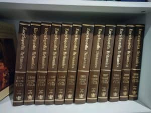 Encyclopaedia Britannica year books 79-90