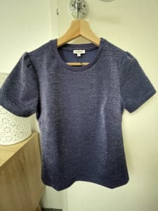 New sparkly navy Marcs top size XS. RRP $89.95