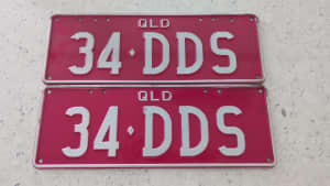 34DDS Personalised plates Qld