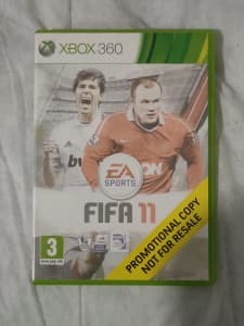 Rare - Promotional Copy Not For Resale FIFA 11 Xbox 360 X Box Game