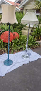 Floor Lamps and Lamp shades on offer. Vintage, price start from $8-$60