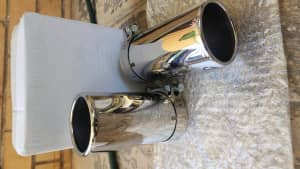 2x 3 inch stainless steel exhaust tips (3)