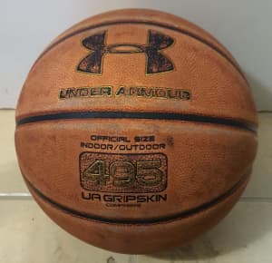 UNDER ARMOUR 495 Indoor/Outdoor Composite Basketball, working, Carlton