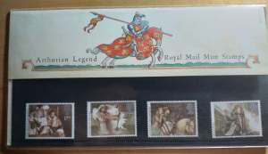 Arthurian Legend. Royal Mail Mint Stamps. Pack No. 164.