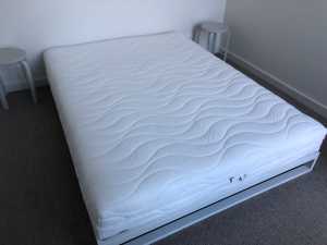 Queen size latex mattress with bamboo cover