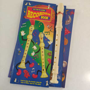 My Fun to Learn Recorder Hardcover Book with Recorder Step by Step