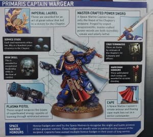 Warhammer 40K Games Workshop Space Marine Primaris Captain