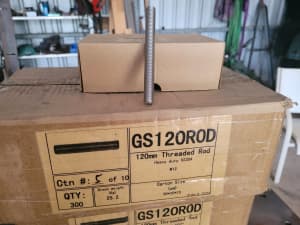 M12 x 120mm Stainless Steel Threaded Rod
